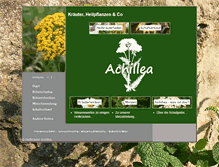 Tablet Screenshot of heilkraeuter-achillea.de